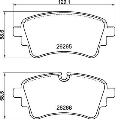 Brembo P 85 185 - Bremžu uzliku kompl., Disku bremzes ps1.lv