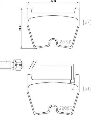 Brembo P 85 139 - Bremžu uzliku kompl., Disku bremzes ps1.lv