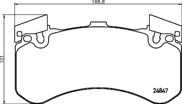 Brembo P 85 136 - Bremžu uzliku kompl., Disku bremzes ps1.lv