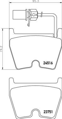 Brembo P 85 138 - Bremžu uzliku kompl., Disku bremzes ps1.lv