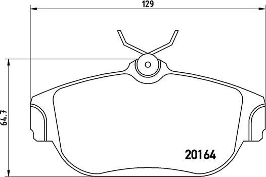 Brembo P 86 007 - Bremžu uzliku kompl., Disku bremzes ps1.lv