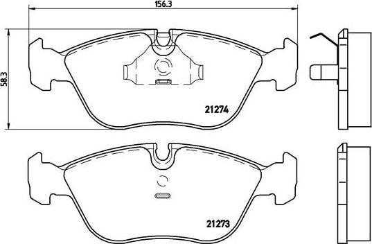 Brembo P 86 013 - Bremžu uzliku kompl., Disku bremzes ps1.lv