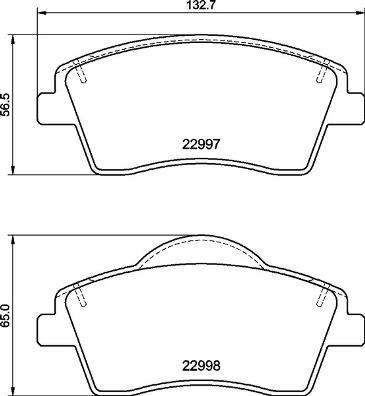 Brembo P 86 033 - Bremžu uzliku kompl., Disku bremzes ps1.lv