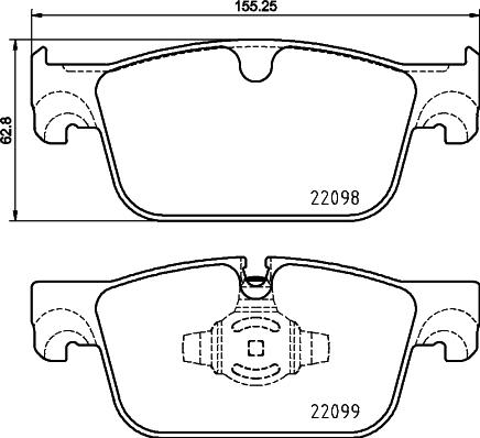 Brembo P 86 028 - Bremžu uzliku kompl., Disku bremzes ps1.lv