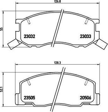 Magneti Marelli T1252MM - Bremžu uzliku kompl., Disku bremzes ps1.lv