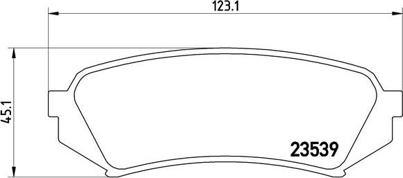 Brembo P 83 049 - Bremžu uzliku kompl., Disku bremzes ps1.lv