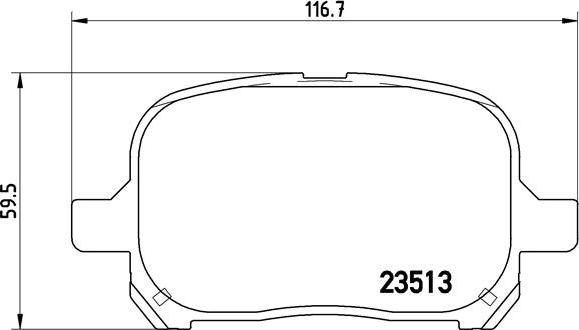 Brembo P 83 040 - Bremžu uzliku kompl., Disku bremzes ps1.lv