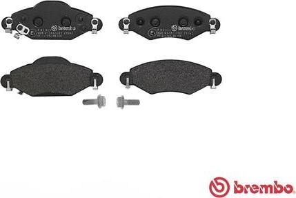 Brembo P 83 053 - Bremžu uzliku kompl., Disku bremzes ps1.lv