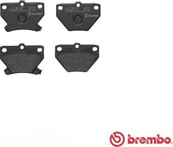 Brembo P 83 052 - Bremžu uzliku kompl., Disku bremzes ps1.lv