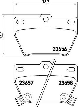 Valeo 9010543 - Bremžu uzliku kompl., Disku bremzes ps1.lv