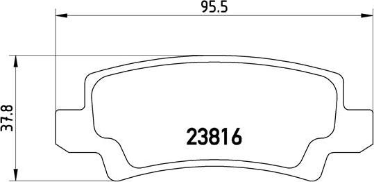 Brembo P 83 065 - Bremžu uzliku kompl., Disku bremzes ps1.lv