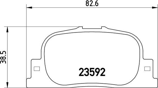 Brembo P 83 063 - Bremžu uzliku kompl., Disku bremzes ps1.lv