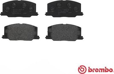 Brembo P 83 016 - Bremžu uzliku kompl., Disku bremzes ps1.lv