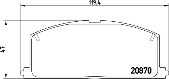 Brembo P 83 011 - Bremžu uzliku kompl., Disku bremzes ps1.lv