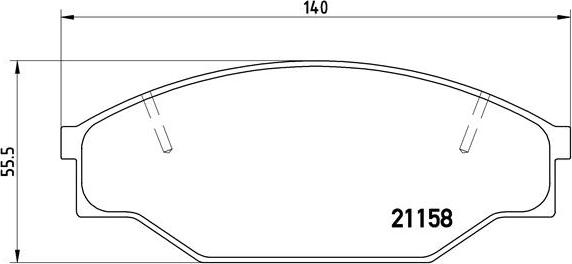 Brembo P 83 013 - Bremžu uzliku kompl., Disku bremzes ps1.lv