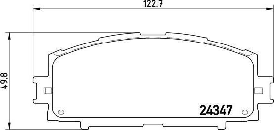 Brembo P 83 086 - Bremžu uzliku kompl., Disku bremzes ps1.lv