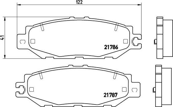 Brembo P 83 036 - Bremžu uzliku kompl., Disku bremzes ps1.lv