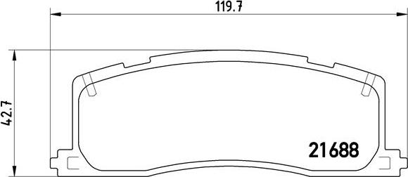 Brembo P 83 030 - Bremžu uzliku kompl., Disku bremzes ps1.lv