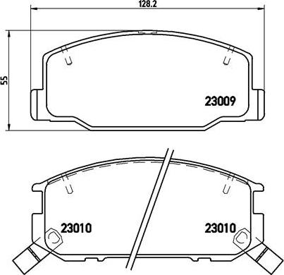 Brembo P 83 031 - Bremžu uzliku kompl., Disku bremzes ps1.lv