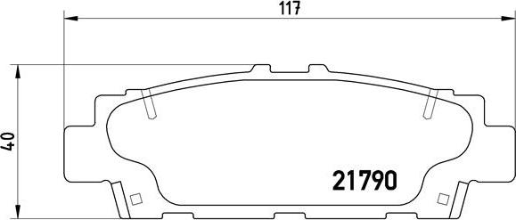 Brembo P 83 032 - Bremžu uzliku kompl., Disku bremzes ps1.lv