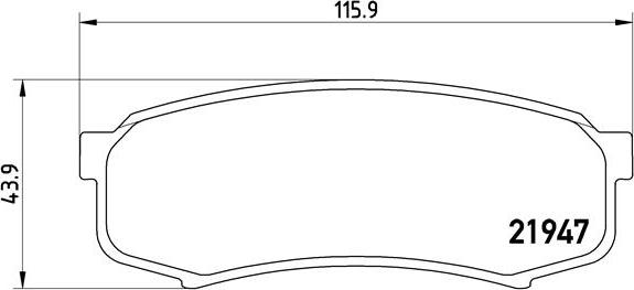 Brembo P 83 024 - Bremžu uzliku kompl., Disku bremzes ps1.lv