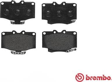 Brembo P 83 026 - Bremžu uzliku kompl., Disku bremzes ps1.lv