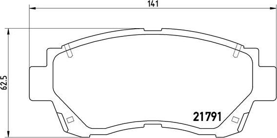 Brembo P 83 027 - Bremžu uzliku kompl., Disku bremzes ps1.lv