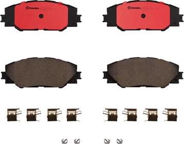 Brembo P83071N - Bremžu uzliku kompl., Disku bremzes ps1.lv