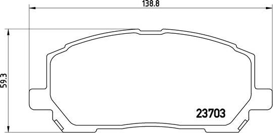 Brembo P 83 078 - Bremžu uzliku kompl., Disku bremzes ps1.lv