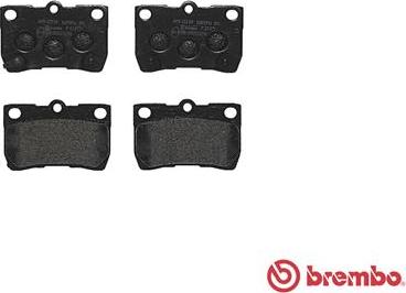 Brembo P 83 073 - Bremžu uzliku kompl., Disku bremzes ps1.lv