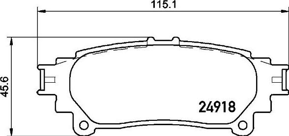 Brembo P 83 152 - Bremžu uzliku kompl., Disku bremzes ps1.lv