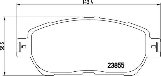 Brembo P 83 105 - Bremžu uzliku kompl., Disku bremzes ps1.lv