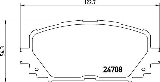 Brembo P 83 101 - Bremžu uzliku kompl., Disku bremzes ps1.lv