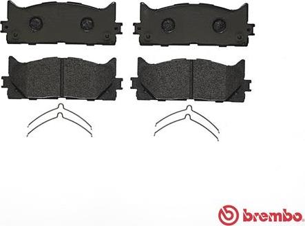 Brembo P 83 117 - Bremžu uzliku kompl., Disku bremzes ps1.lv