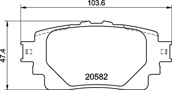 Brembo P 83 174 - Bremžu uzliku kompl., Disku bremzes ps1.lv