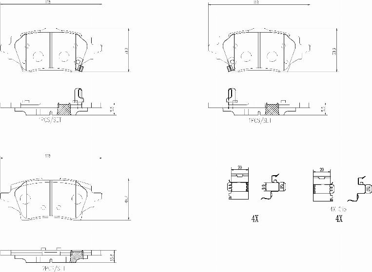 Brembo P83178N - Bremžu uzliku kompl., Disku bremzes ps1.lv