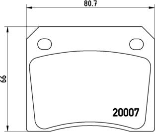 Brembo P 36 002 - Bremžu uzliku kompl., Disku bremzes ps1.lv