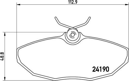 Brembo P 36 015 - Bremžu uzliku kompl., Disku bremzes ps1.lv