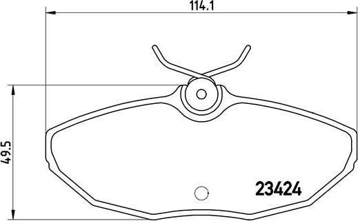 Brembo P 36 013 - Bremžu uzliku kompl., Disku bremzes ps1.lv