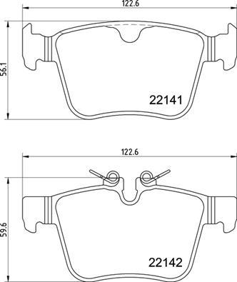 Brembo P 36 037 - Bremžu uzliku kompl., Disku bremzes ps1.lv