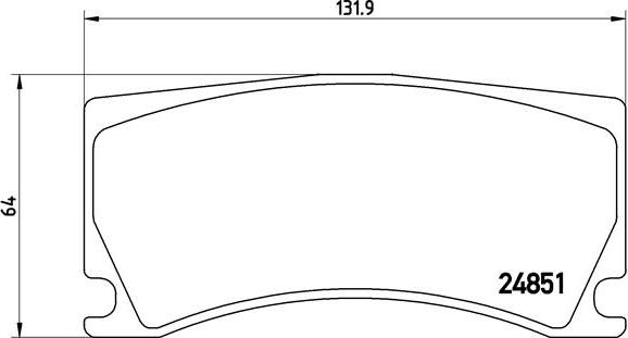 Brembo P 36 024 - Bremžu uzliku kompl., Disku bremzes ps1.lv