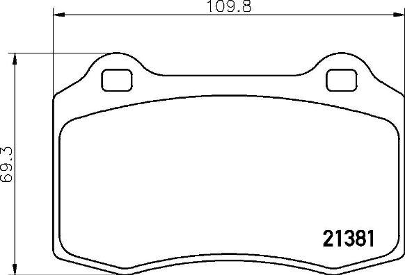 Brembo P 36 020X - Bremžu uzliku kompl., Disku bremzes ps1.lv