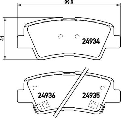 Brembo P 30 047 - Bremžu uzliku kompl., Disku bremzes ps1.lv