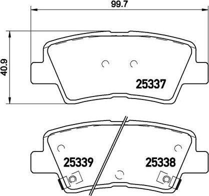 Brembo P 30 067 - Bremžu uzliku kompl., Disku bremzes ps1.lv