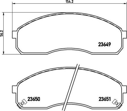 Brembo P 30 012 - Bremžu uzliku kompl., Disku bremzes ps1.lv