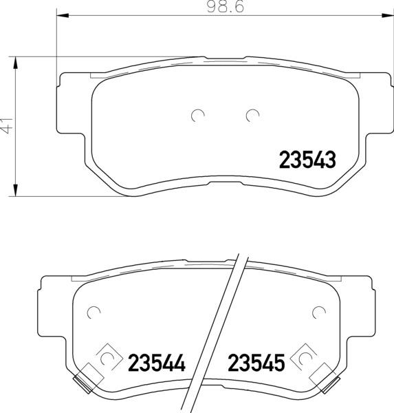 Brembo P 30 088 - Bremžu uzliku kompl., Disku bremzes ps1.lv