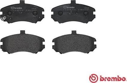 Brembo P 30 029 - Bremžu uzliku kompl., Disku bremzes ps1.lv