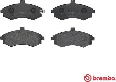 Brembo P 30 020 - Bremžu uzliku kompl., Disku bremzes ps1.lv