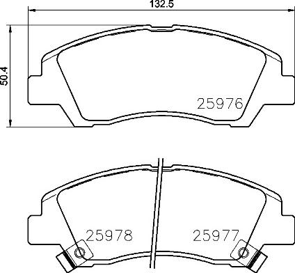 Brembo P 30 076 - Bremžu uzliku kompl., Disku bremzes ps1.lv