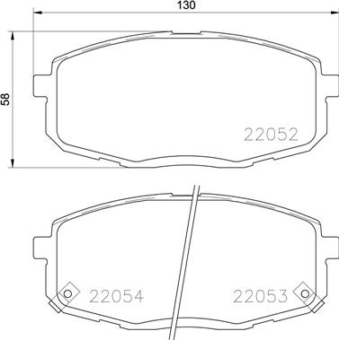 Brembo P 30 077 - Bremžu uzliku kompl., Disku bremzes ps1.lv